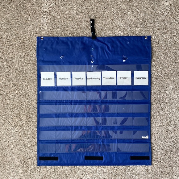 Carson Dellosa Calendar Pocket Chart - Picture 1 of 7